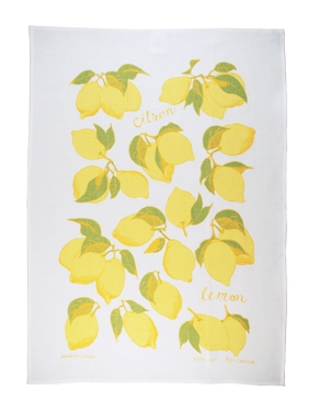 Linen Towel, Lemon