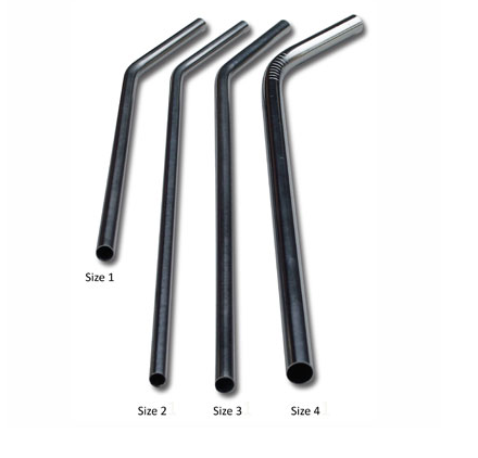Stainless Steel Drinking Straw Set (size 2)