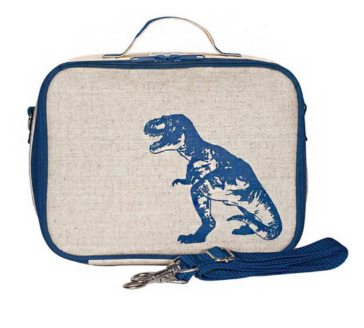 Insulated Blue Dinosaur Lunch Box