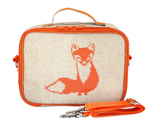 Insulated Orange Fox Lunch Box