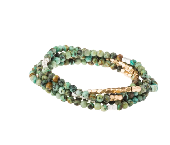 Stone Wrap - African Turquoise / Stone of Transformation