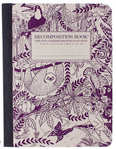 Cahier de décomposition - "Rainforest" (La forêt tropicale)
