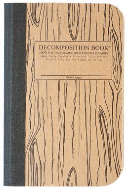 Cahier de poche à décomposition - "Woodgrain