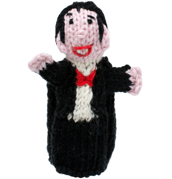 Marionnettes à doigts en coton biologique Bright - Dracula