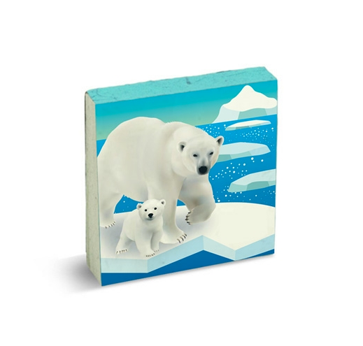 Bloc-notes - Ours polaire sur glace de mer