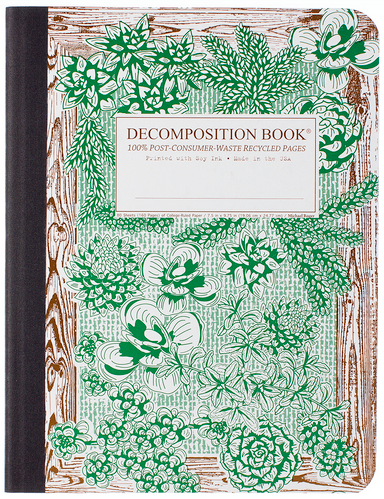 Decomposition Notebook - "Succulent Garden"