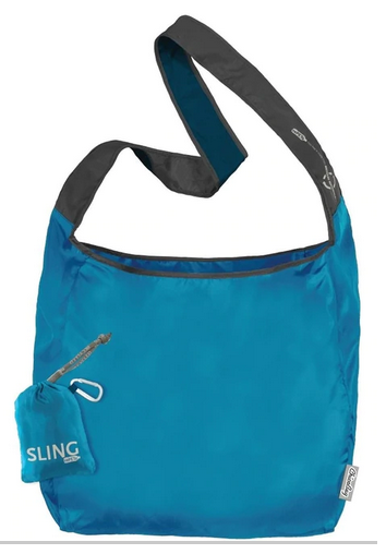 Sling rePETe Messenger Style Bag - Ocean