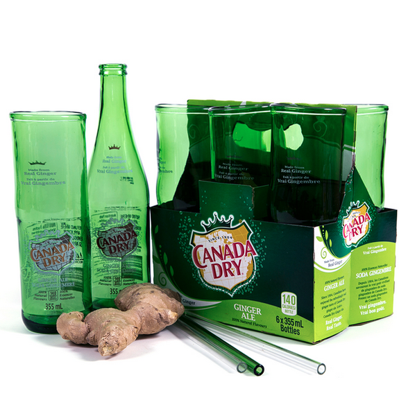 Canada Dry Ginger Ale Beer Glass