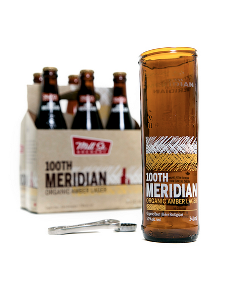 100th Meridian Beer Glass