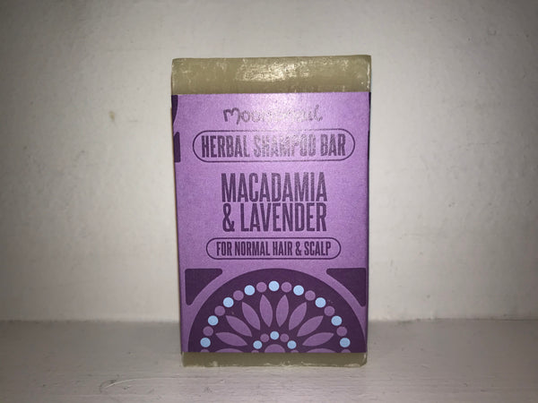 Natural Herbal Shampoo Bar - Macadamia & Lavender