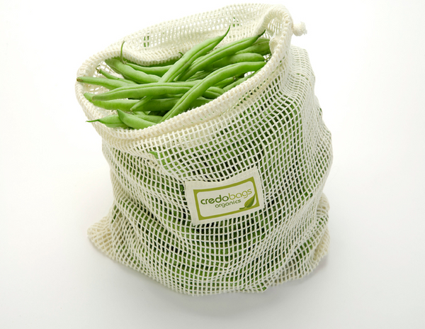 Mesh Produce Bag, 100% Organic Cotton, Medium