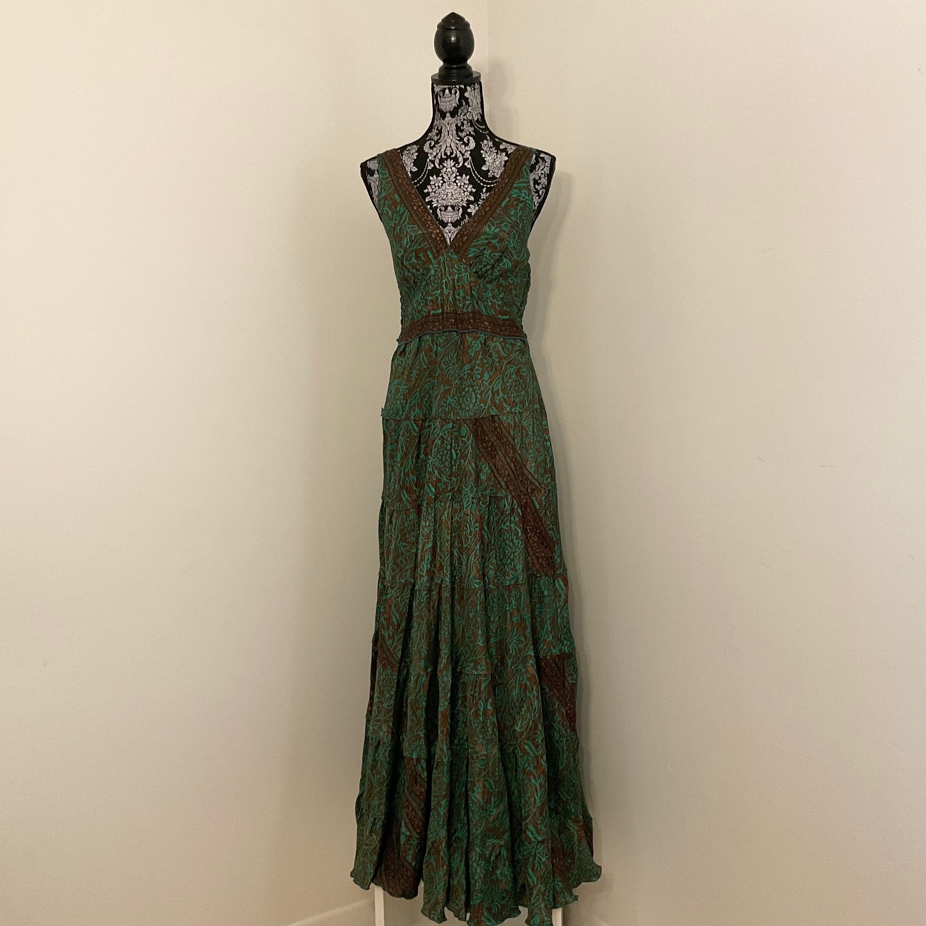 recycled sari silk dress Repurposed Sari Silk Wrap Dresses Raf and Grace