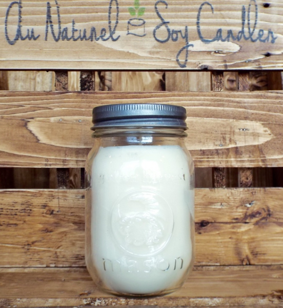 Au Naturel (Unscented) Soy Wax Candles