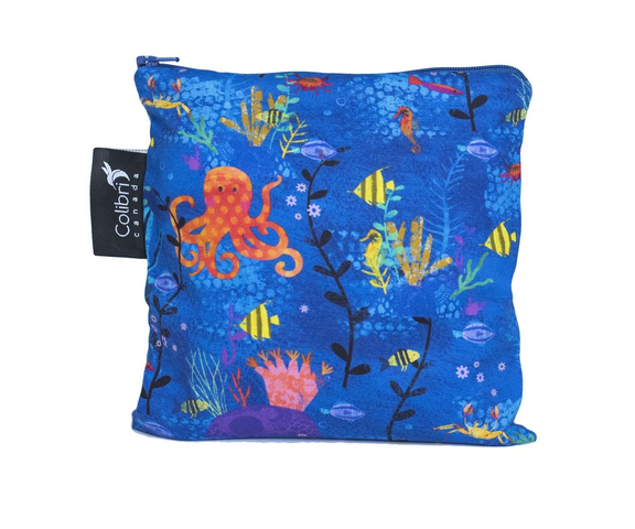 Reusable Snack Bag - Under the Sea, Large