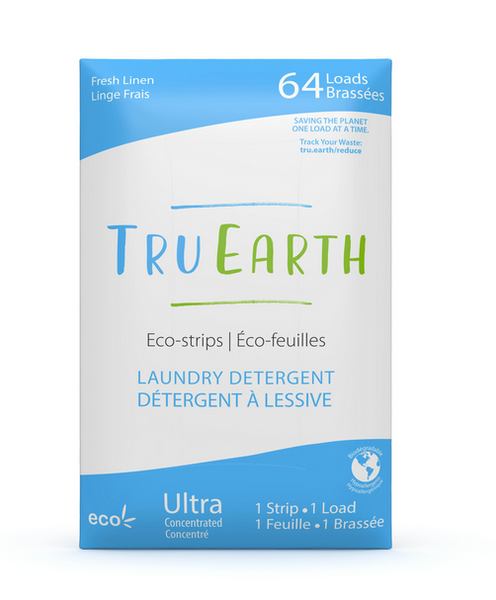 Fresh Linen Laundry Detergent Eco-Strips - 64 Loads