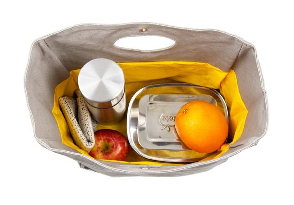 100 Organic Cotton Big Lunch Bag