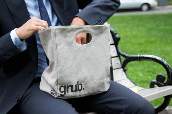 100 Organic Cotton Big Lunch Bag