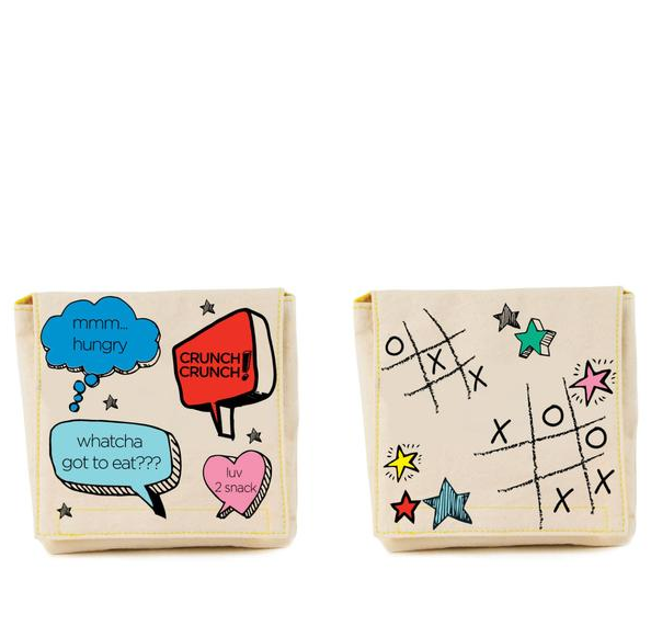 100% Organic Cotton Snack Packs (set of 2) "Chatter"