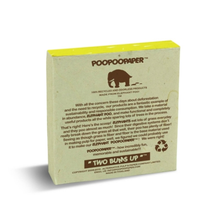 Scratch Pad Elephant "Rethink Reduce Recycle"