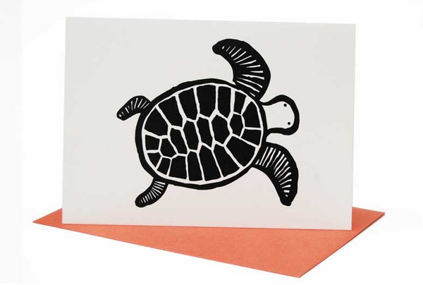 Turtle Greeting Card (Blank Inside)