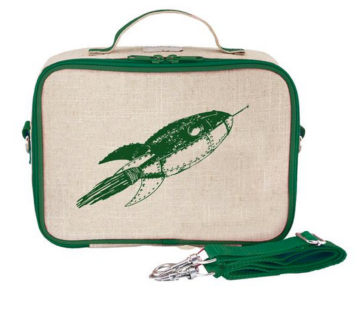 Insulated Green Rocket Lunch Box