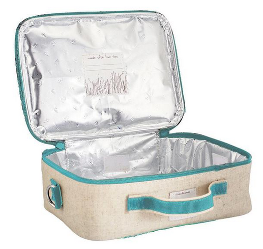 Insulated Olive Fox Lunch Box
