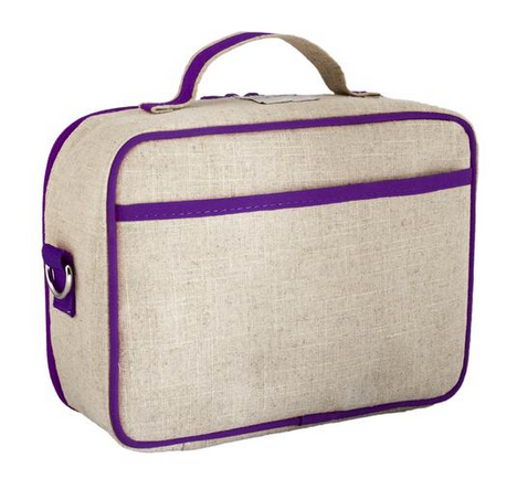 Insulated Purple Dandelion Lunch Box