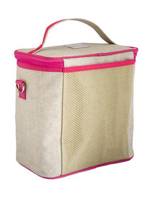 Insulated Pink Fawn Small Cooler Bag