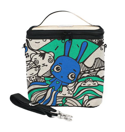 Insulated Pixopop Flying Stitch Bunny Large Cooler Bag