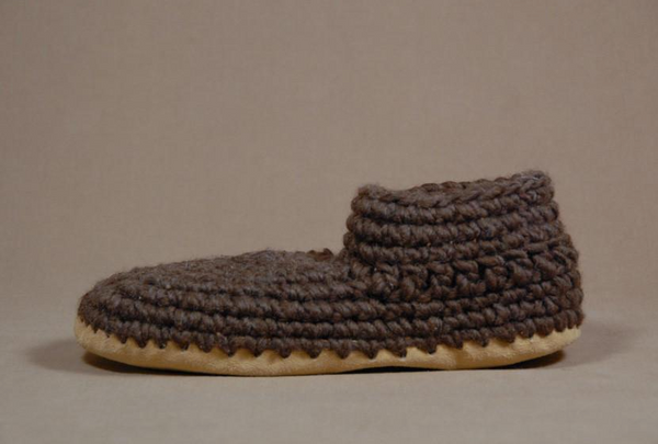 Men's Slippers - Brown Solid