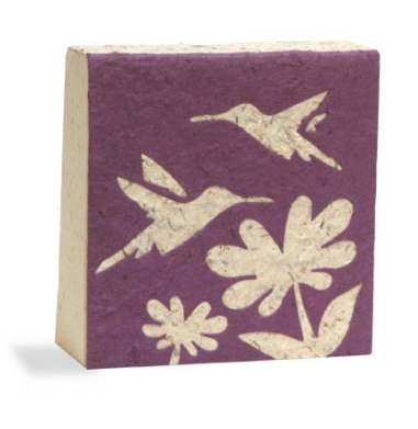 Scratch Pad Hummingbird - Purple