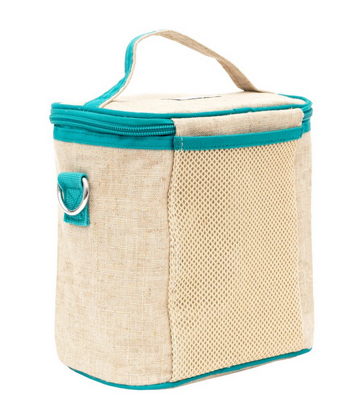 Insulated Teal Narwhal Small Cooler Bag